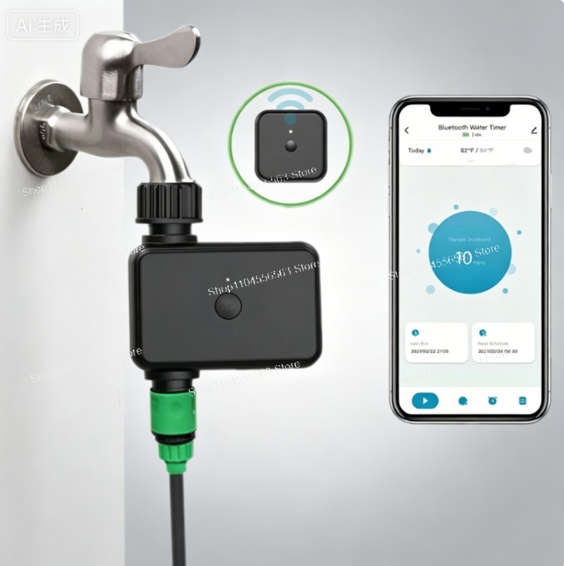 Smart Garden Watering - スマートWiFiガーデン散水タイマー：自動点滴灌漑コントローラー、アプリで遠隔操作できる芝生用ウォーターバルブ