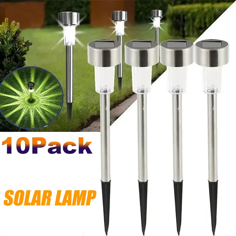 Smart Garden Light - ソーラー屋外ライトガーデンランプ太陽光発電防水風景パス屋外庭裏庭芝生パティオ装飾植物