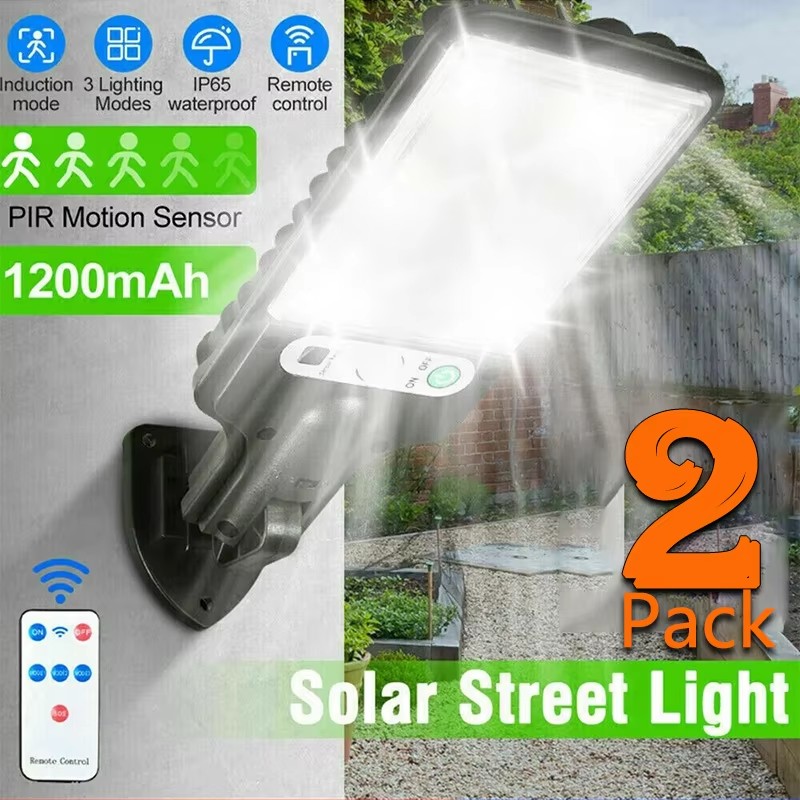 Smart Garden Solar Lights - 屋外ソーラーガーデンライト 人感センサー搭載 3モード テラス/ガレージ/中庭用 防水屋外ソーラーランプ