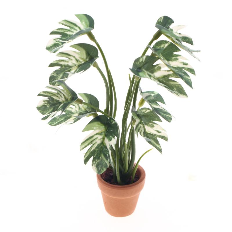 Smart Garden In Home - 新品。1個入り 1/12 ドールハウス シミュレーション モンステラ 緑の植物