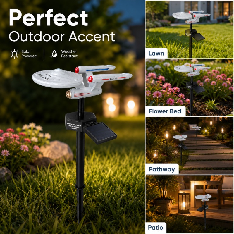 スタートレック USS エンタープライズ ソーラーガーデンス - Smart Garden Light のレビューと価格