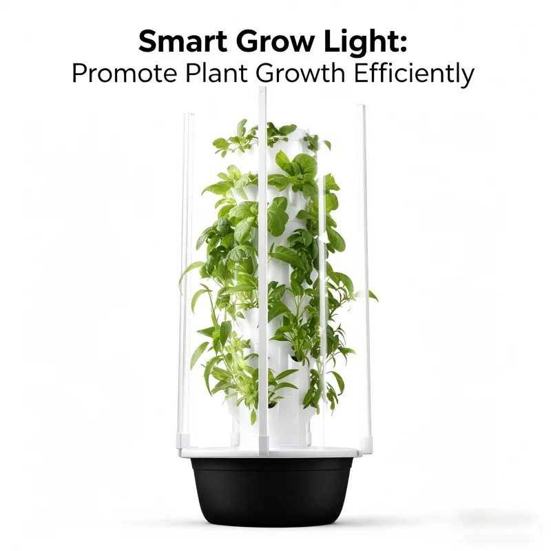 5層式スペースツリー水耕栽培タワー 室内スマート野菜ハーブプ - Smart Garden Light のレビューと価格