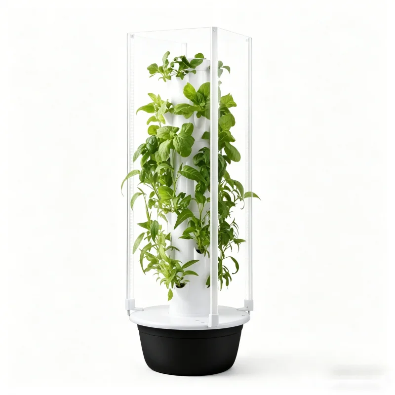 5層式スマート垂直水耕栽培ガーデン、育成ライト付き屋内ハーブ - Smart Garden Light のレビューと価格