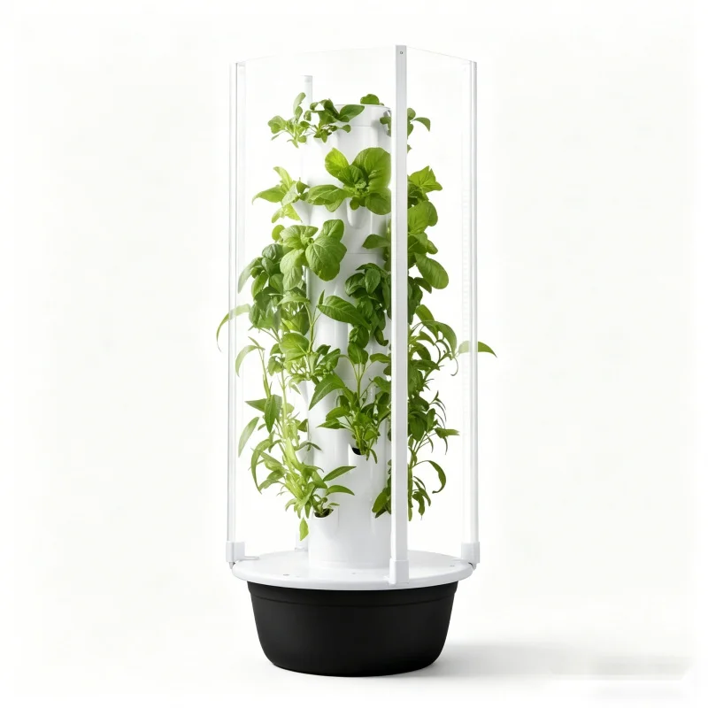 5層式スマート垂直水耕栽培ガーデン、育成ライト付き屋内ハーブ - Smart Garden Light のレビューと価格