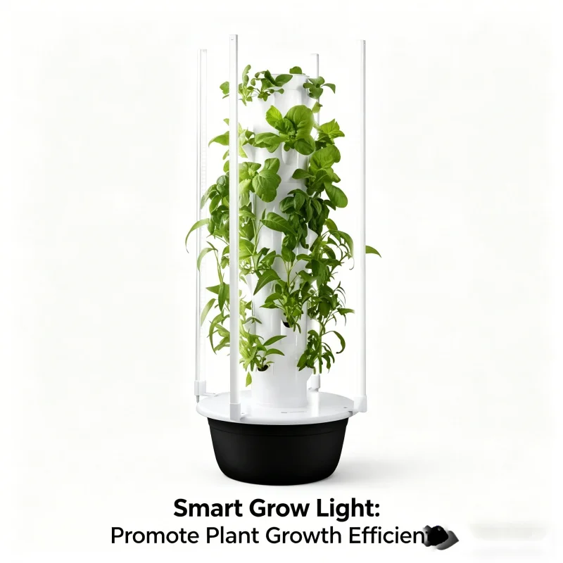 5層式スマート垂直水耕栽培ガーデン、育成ライト付き屋内ハーブ - Smart Garden Light のレビューと価格