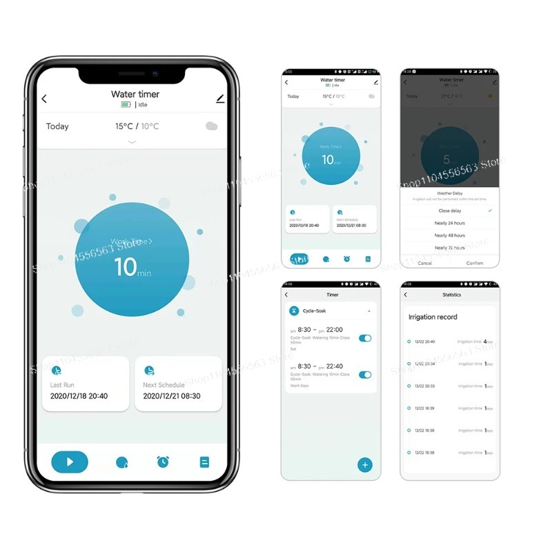 スマートWiFiガーデン散水タイマー：自動点滴灌漑コントロー - Smart Garden Watering のレビューと価格