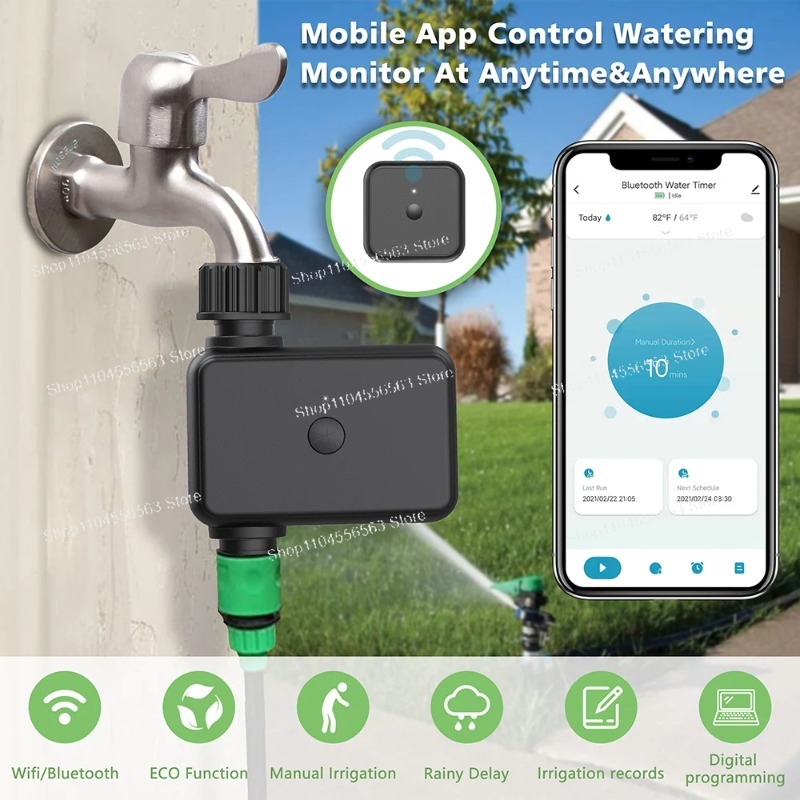 スマートWiFiガーデン散水タイマー：自動点滴灌漑コントロー - Smart Garden Watering のレビューと価格