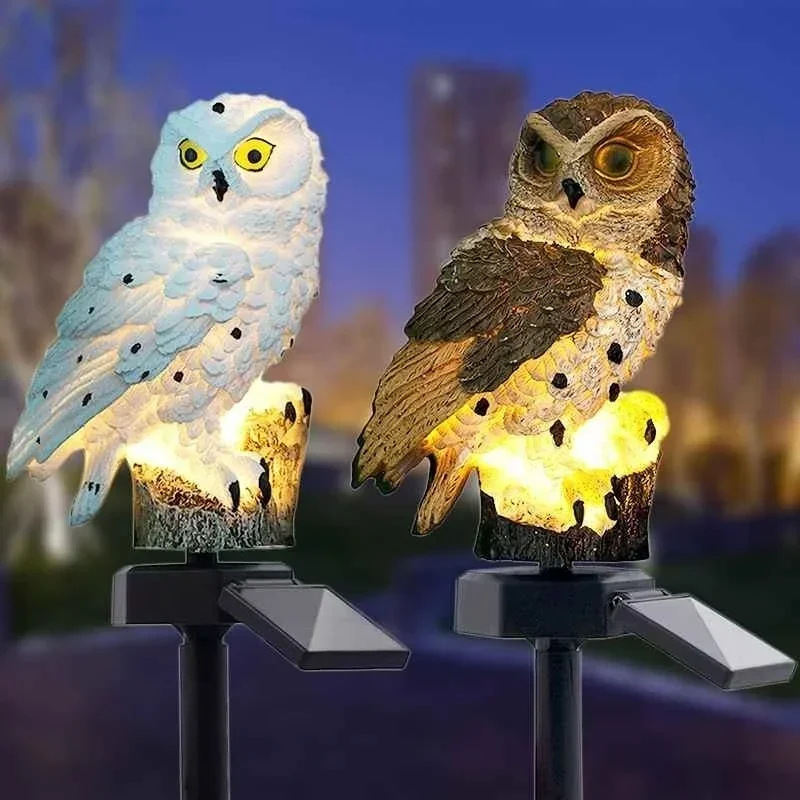 フクロウの太陽光発電の芝生のフロアランプ,防水,景観照明,庭 - Smart Garden Light のレビューと価格