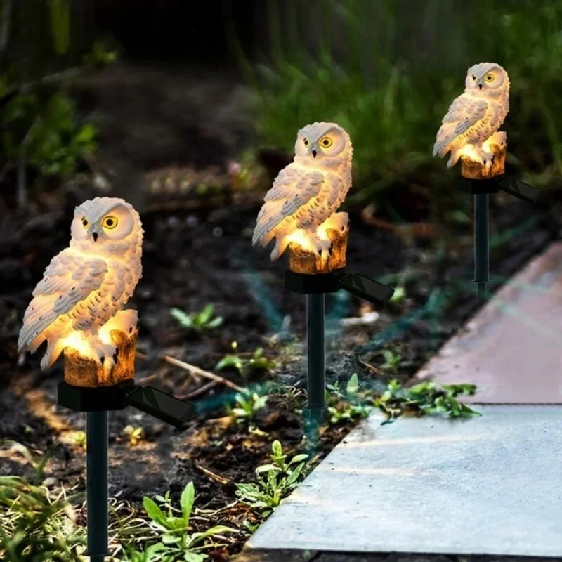 フクロウの太陽光発電の芝生のフロアランプ,防水,景観照明,庭 - Smart Garden Light のレビューと価格
