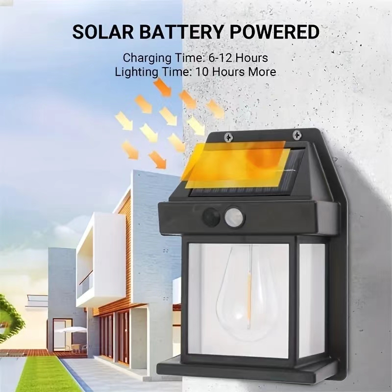 ソーラーハウスライト屋外ガーデンウォールランプ防水モーション - Smart Garden Solar Lights のレビューと価格