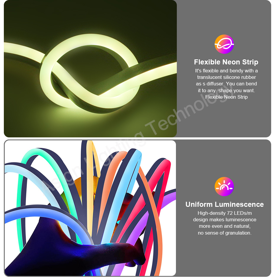 スマートRGB LEDネオンライト EU/UK/AUプラグ  - Smart Garden Lights Uk のレビューと価格
