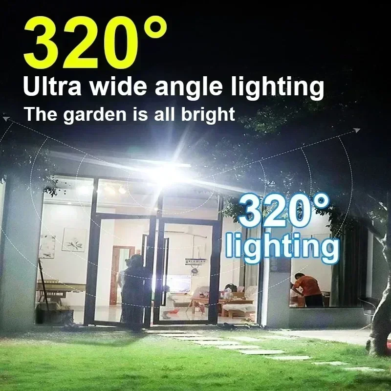 12000LM強力ソーラーウォールランプ、リモコン付き屋外I - Smart Garden Light のレビューと価格