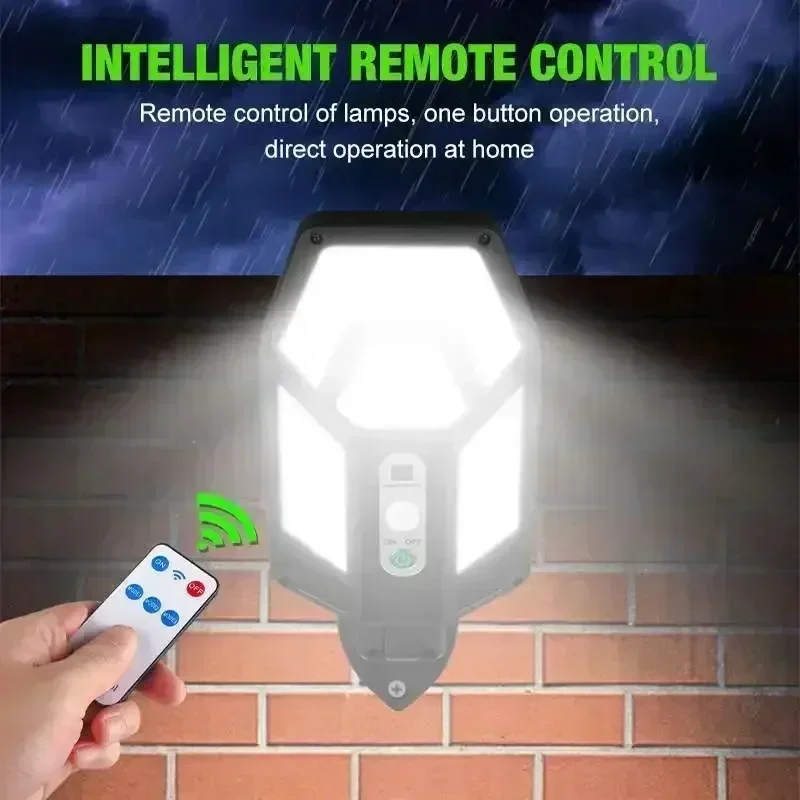 12000LM強力ソーラーウォールランプ、リモコン付き屋外I - Smart Garden Light のレビューと価格