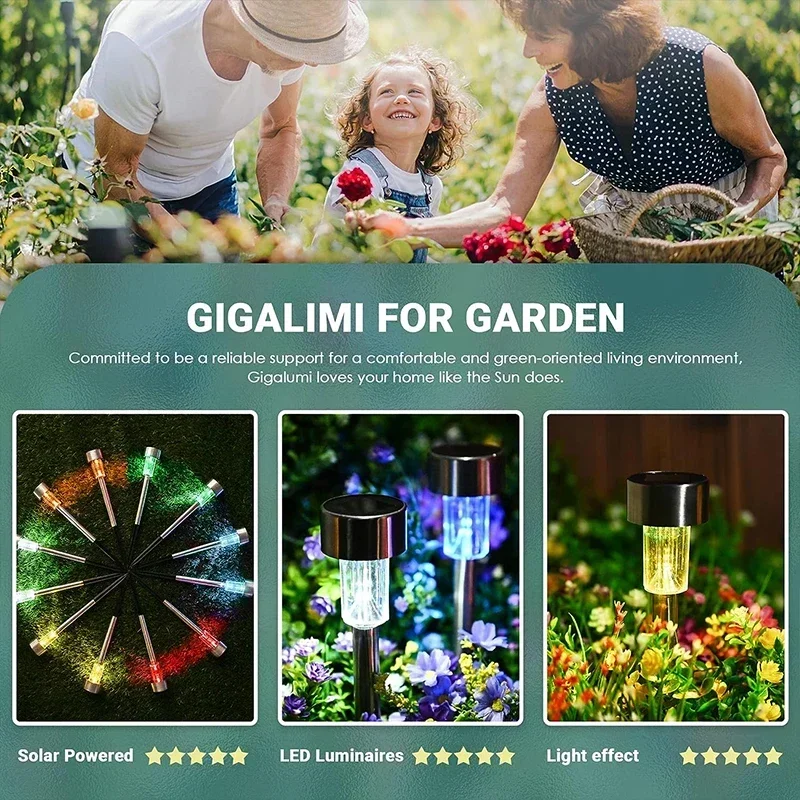 ソーラー屋外ライトガーデンランプ太陽光発電防水風景パス屋外庭 - Smart Garden Light のレビューと価格