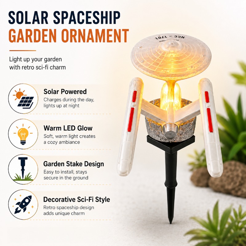 スタートレック USS エンタープライズ ソーラーガーデンス - Smart Garden Light のレビューと価格