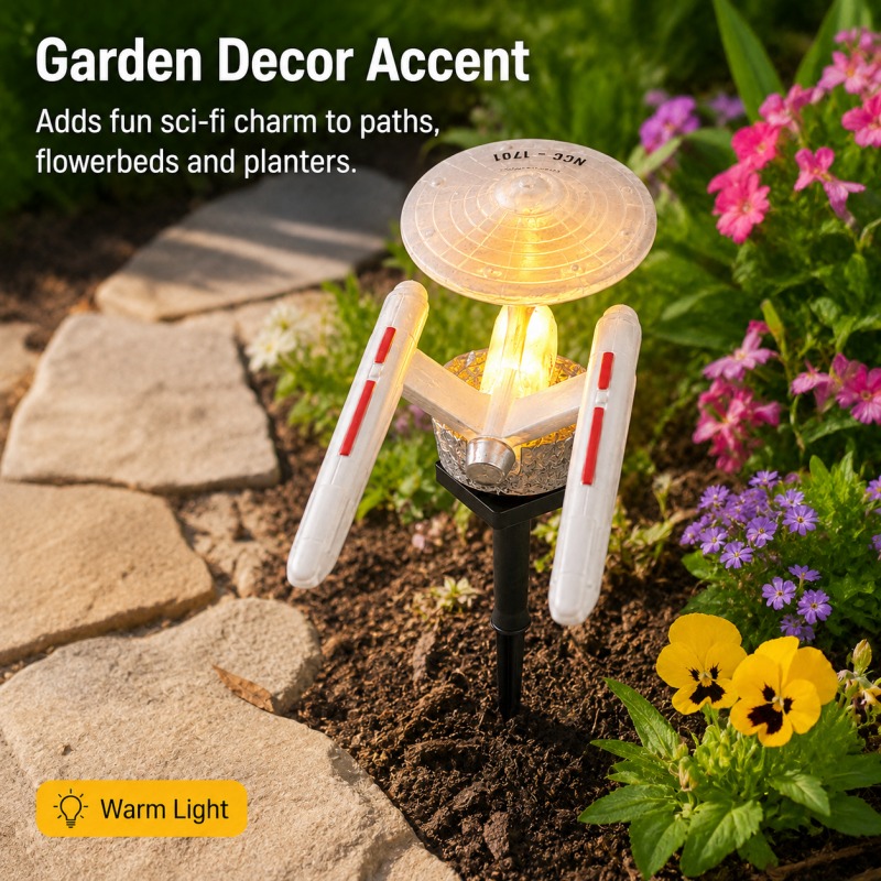 スタートレック USS エンタープライズ ソーラーガーデンス - Smart Garden Light のレビューと価格