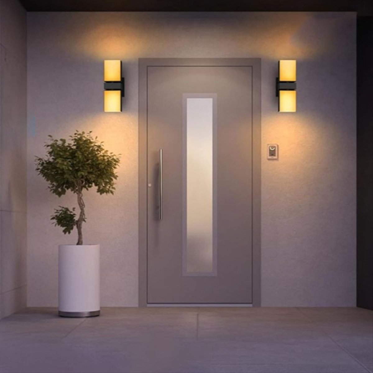 AA19 LEDウォールライト デュアルヘッド バルコニーラ - Smart Garden Smart Fence のレビューと価格