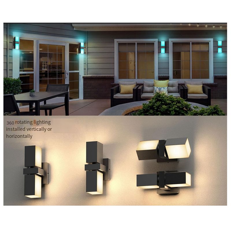 A33Z-LED ウォールライトデュアルヘッドバルコニーラン - Smart Garden Smart Fence のレビューと価格