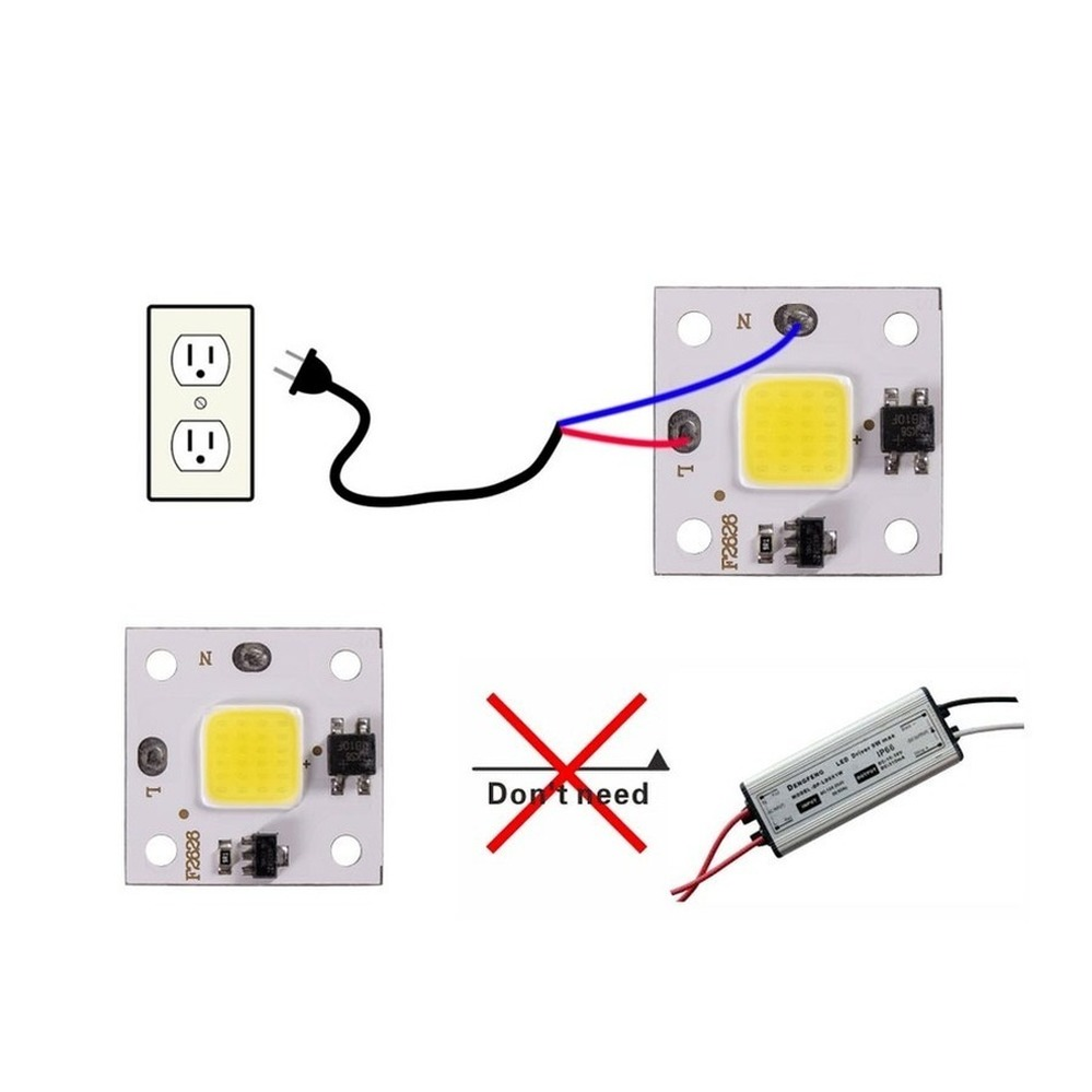 220V LEDチップダイオードランプ,10w cobモジュ - Smart Garden Light のレビューと価格