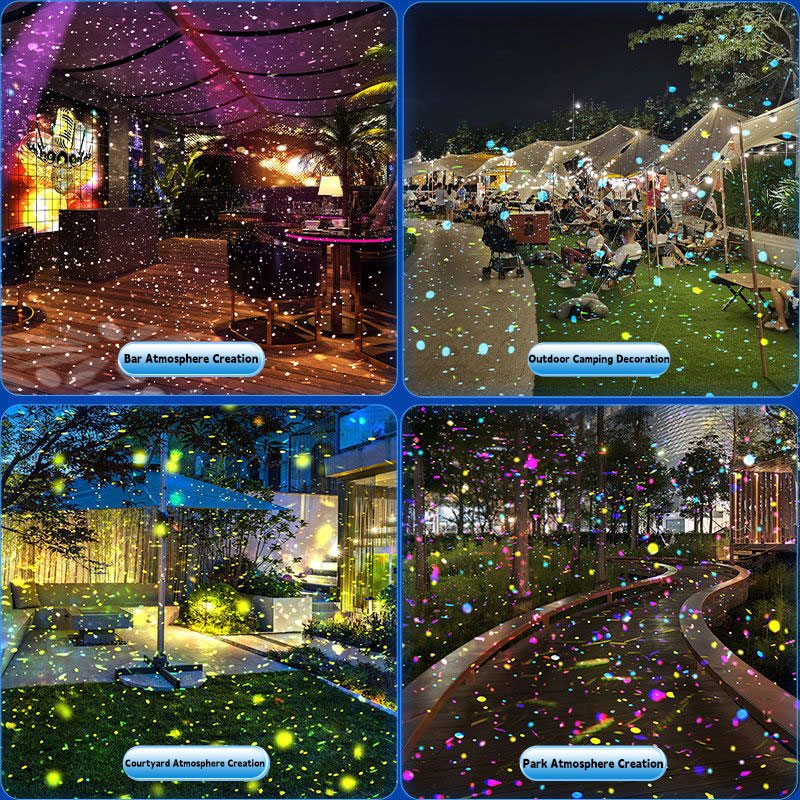 ファイアフライダイナミックレーザープロジェクターライトIP6 - Smart Garden Light のレビューと価格