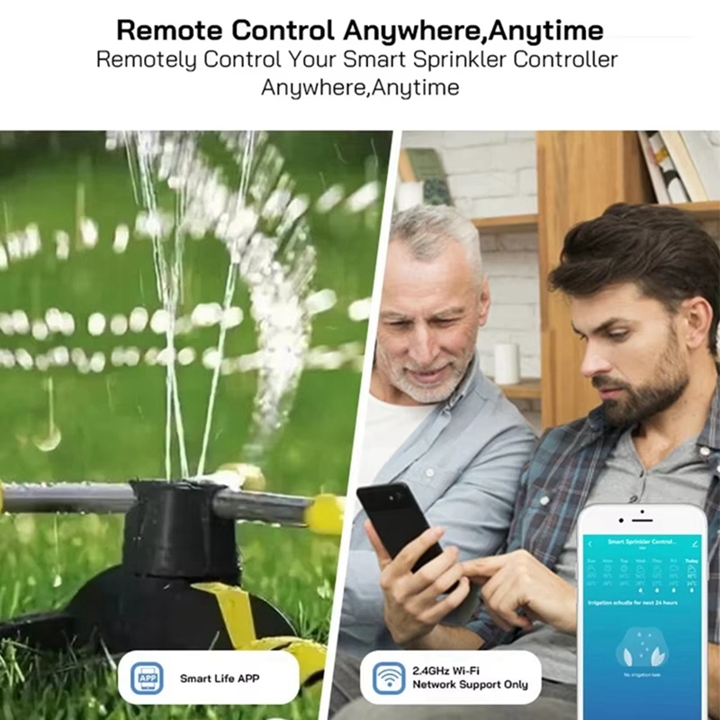 Tuya WiFi スマートスプリンクラーコントローラー 8 - Smart Garden In Home のレビューと価格