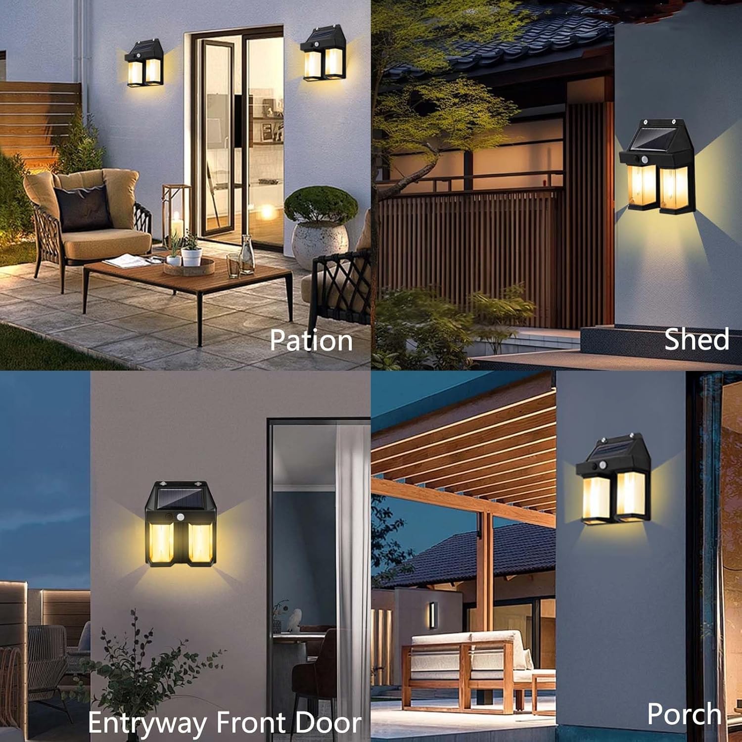 ソーラーパワーウォールライトヴィンテージガーデンヴィラ屋外モ - Smart Garden Solar Lights のレビューと価格