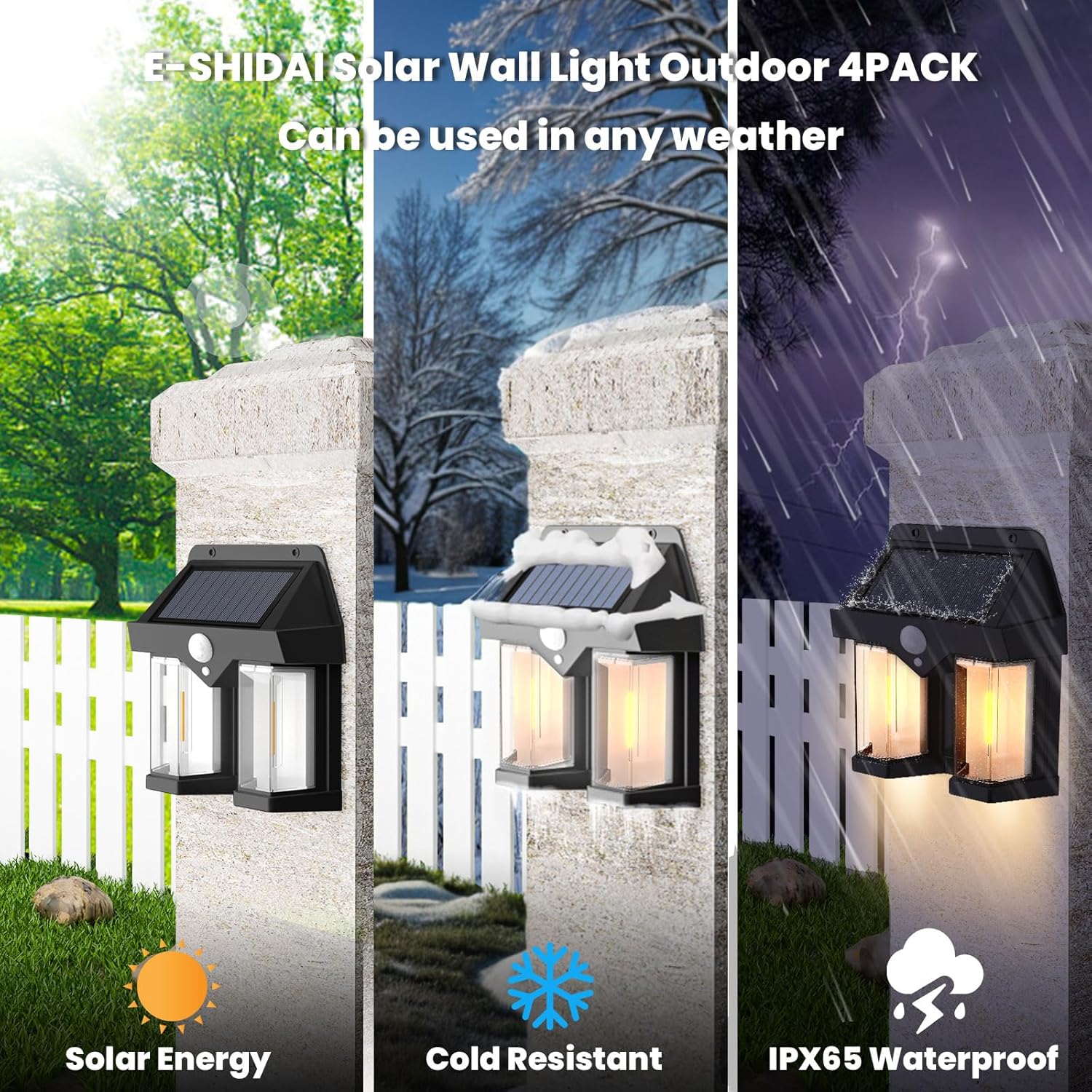ソーラーパワーウォールライトヴィンテージガーデンヴィラ屋外モ - Smart Garden Solar Lights のレビューと価格