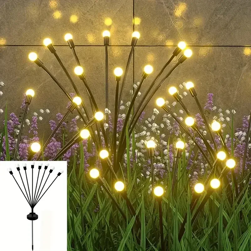 屋外ソーラーパスウェイライト 防水 6/8/10ヘッド LE - Smart Garden Light のレビューと価格