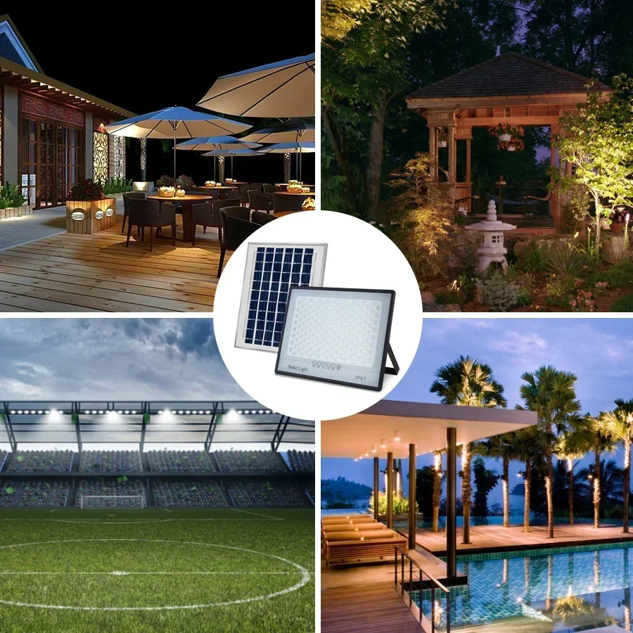 500 ワットソーラーライト屋外ガーデン LED リフレクタ - Smart Garden Solar Lights のレビューと価格
