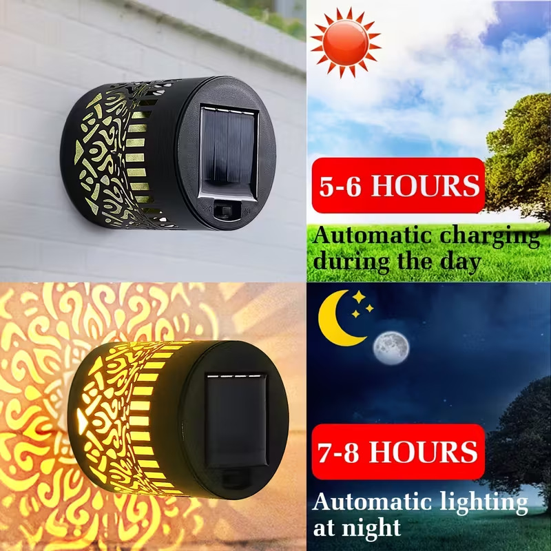 ソーラーLEDウォールライトマンダラプロジェクションランタン - Smart Garden Light のレビューと価格